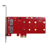 PCIe to dual M.2 RAID module WT (ESPS-32R1-W1)